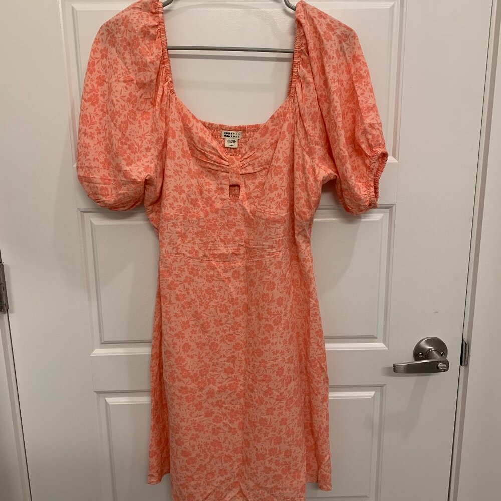 Billabong Orange & Pink Mini Dress